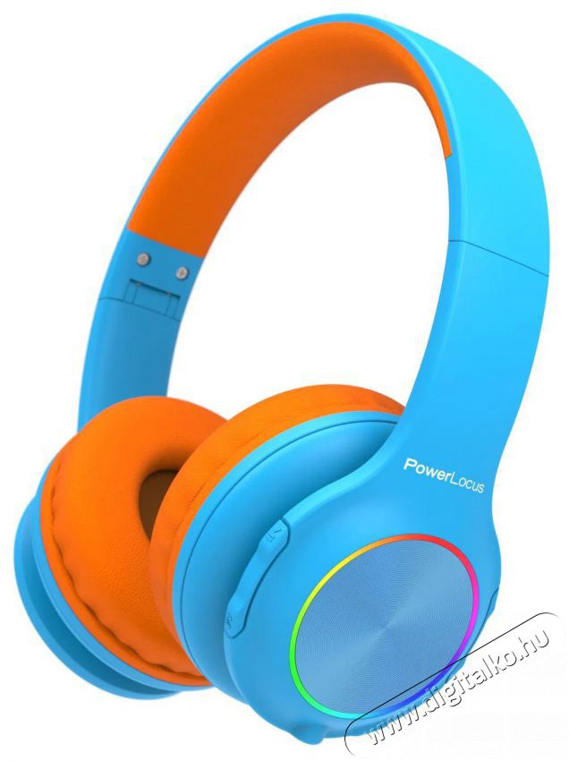 PowerLocus PLED Blue/Orange Audio-Video / Hifi / Multim&eacute;dia - F&uuml;l &eacute;s Fejhallgat&oacute;k - Fejhallgat&oacute; - 510171