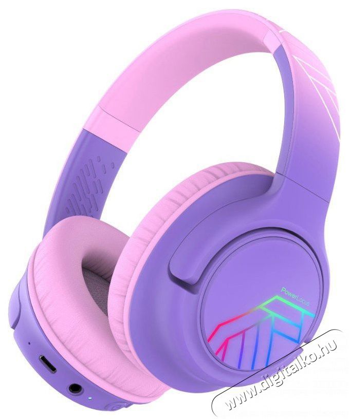 PowerLocus Bobo Purple / Pink Audio-Video / Hifi / Multim&eacute;dia - F&uuml;l &eacute;s Fejhallgat&oacute;k - Fejhallgat&oacute; - 519078