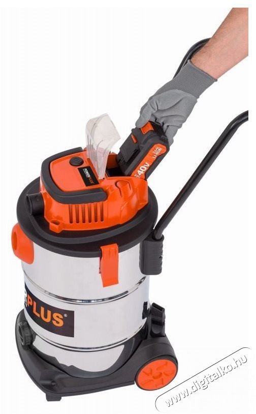 PowerPlus POWDP6050 Akkus sz&aacute;raz/nedves porsz&iacute;v&oacute;, 20 V, 30 l (akku n&eacute;lk&uuml;l) H&aacute;ztart&aacute;s / Otthon / K&uuml;lt&eacute;r - Porsz&iacute;v&oacute; / takar&iacute;t&oacute;g&eacute;p - Sz&aacute;raz-nedves takar&iacute;t&oacute;g&eacute;p - 519079