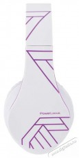 PowerLocus P2 White/Violet Audio-Video / Hifi / Multim&eacute;dia - F&uuml;l &eacute;s Fejhallgat&oacute;k - Fejhallgat&oacute; mikrofonnal / headset - 519069