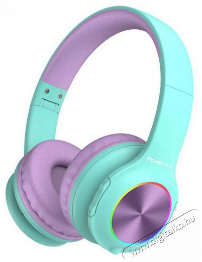 PowerLocus PLED Teal/Purple Audio-Video / Hifi / Multim&eacute;dia - F&uuml;l &eacute;s Fejhallgat&oacute;k - Fejhallgat&oacute; - 519064