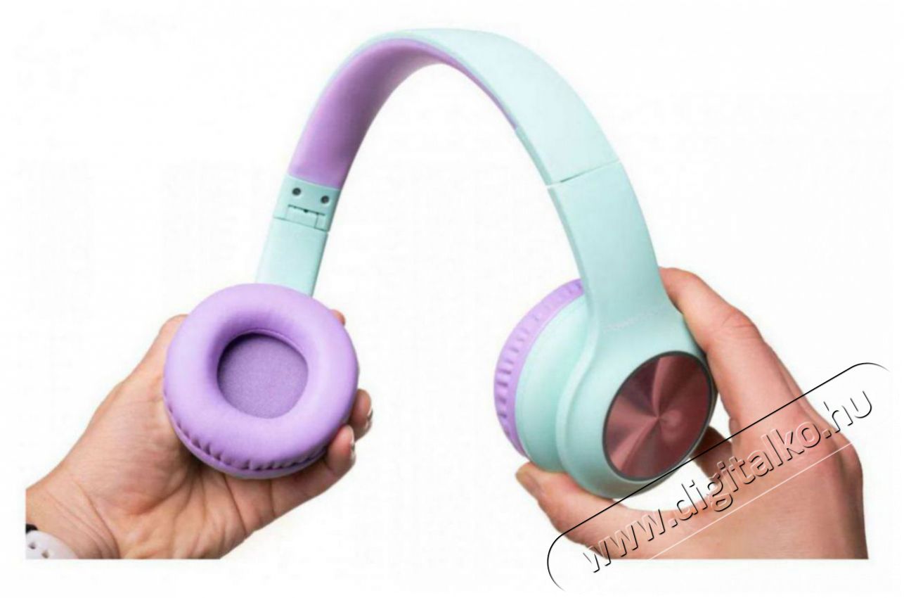 PowerLocus PLED Teal/Purple Audio-Video / Hifi / Multim&eacute;dia - F&uuml;l &eacute;s Fejhallgat&oacute;k - Fejhallgat&oacute; - 519064