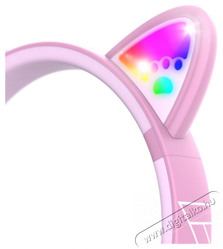 PowerLocus Bobo Cat Ears Pink Fejhallgat&oacute; Audio-Video / Hifi / Multim&eacute;dia - F&uuml;l &eacute;s Fejhallgat&oacute;k - Fejhallgat&oacute; mikrofonnal / headset - 529895