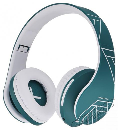 PowerLocus P2 Ocean Blue Fejhallgat&oacute; Audio-Video / Hifi / Multim&eacute;dia - F&uuml;l &eacute;s Fejhallgat&oacute;k - Fejhallgat&oacute; mikrofonnal / headset - 529898