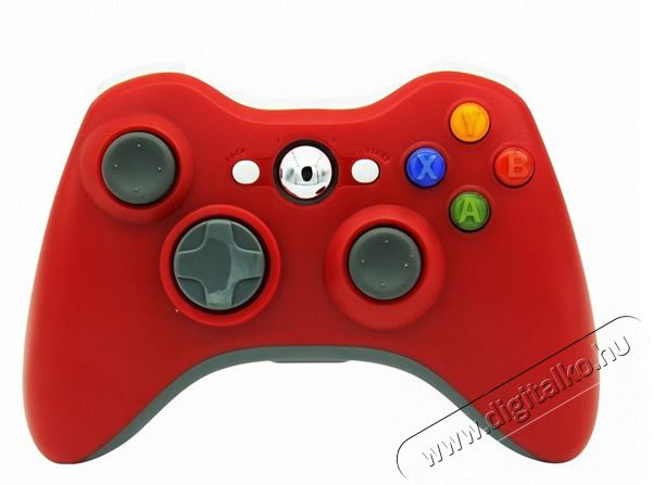 PRC vezet&eacute;k n&eacute;lk&uuml;li Xbox 360/PC USB adapterrel piros kontroller Iroda &eacute;s sz&aacute;m&iacute;t&aacute;stechnika - J&aacute;t&eacute;k konzol - Kontroller - 389528