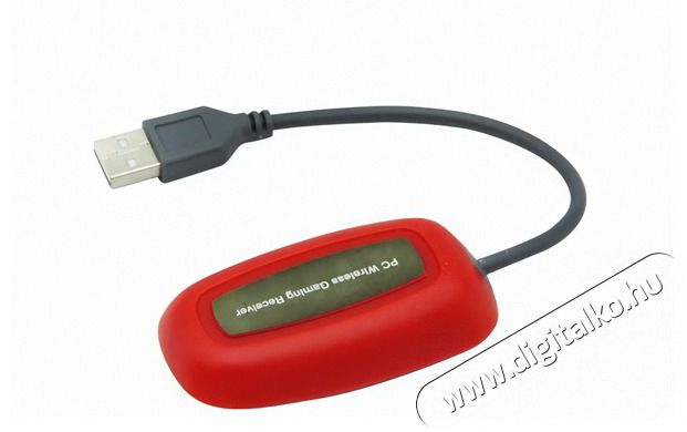 PRC vezet&eacute;k n&eacute;lk&uuml;li Xbox 360/PC USB adapterrel piros kontroller Iroda &eacute;s sz&aacute;m&iacute;t&aacute;stechnika - J&aacute;t&eacute;k konzol - Kontroller - 389528