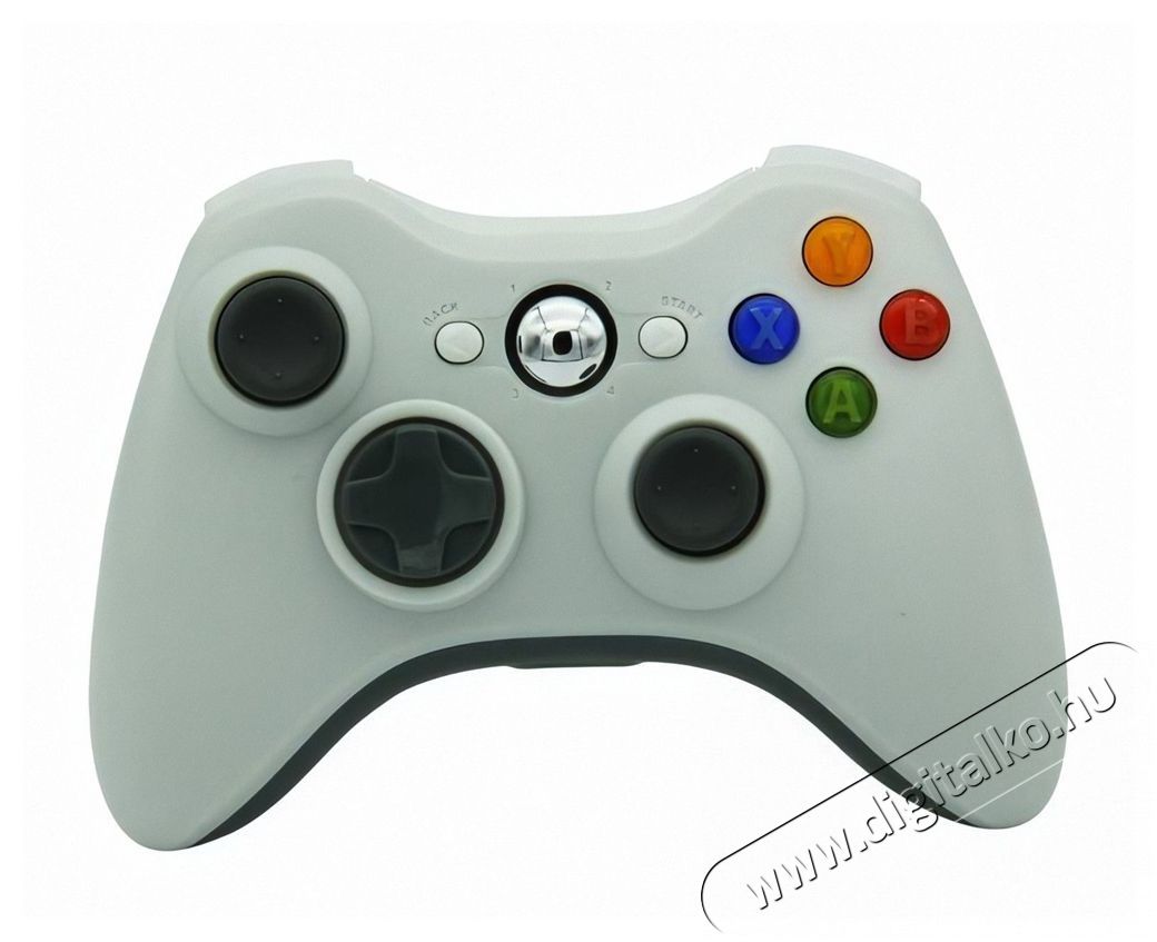 PRC vezet&eacute;k n&eacute;lk&uuml;li Xbox 360/PC USB adapterrel feh&eacute;r kontroller Iroda &eacute;s sz&aacute;m&iacute;t&aacute;stechnika - J&aacute;t&eacute;k konzol - Kontroller - 389530