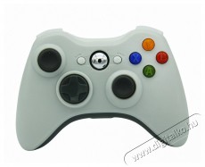 PRC vezet&eacute;k n&eacute;lk&uuml;li Xbox 360/PC USB adapterrel feh&eacute;r kontroller Iroda &eacute;s sz&aacute;m&iacute;t&aacute;stechnika - J&aacute;t&eacute;k konzol - Kontroller - 389530