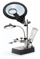 PRC Paneltartó nagyítóval és krokodilcsipeszekkel Háztartás / Otthon / Kültér - Kültér / kerti termék / grill - Kiegészítő - 410389