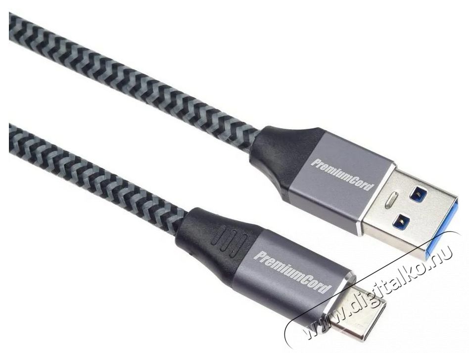 PremiumCord USB-C to USB 3.0 A (USB 3.2 generation 1, 3A, 5Gbit/s) 3m Tv kieg&eacute;sz&iacute;tők - K&aacute;bel / csatlakoz&oacute; - USB k&aacute;bel - 503391