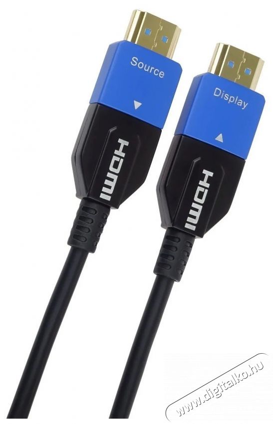 PremiumCord Ultra High Speed HDMI 2.1 AOC sz&aacute;loptikai k&aacute;bel 8K 60Hz, aranyozott csatlakoz&oacute;k 30 m videok&aacute;bel 30m Tv kieg&eacute;sz&iacute;tők - K&aacute;bel / csatlakoz&oacute; - Hdmi k&aacute;bel - 532095