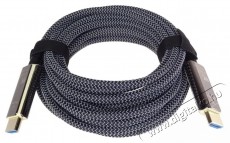 PremiumCord Ultra High Speed HDMI 2.1 Optikai &uuml;vegsz&aacute;lk&aacute;bel, 8K/60Hz, aranyozott, 5m videok&aacute;bel 5m Tv kieg&eacute;sz&iacute;tők - K&aacute;bel / csatlakoz&oacute; - Hdmi k&aacute;bel - 532092