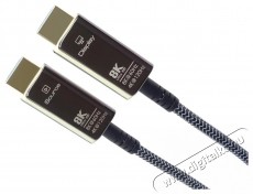 PremiumCord Ultra High Speed HDMI 2.1 Optikai &uuml;vegsz&aacute;lk&aacute;bel, 8K/60Hz, aranyozott, 5m videok&aacute;bel 5m Tv kieg&eacute;sz&iacute;tők - K&aacute;bel / csatlakoz&oacute; - Hdmi k&aacute;bel - 532092