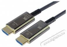 PremiumCord Ultra High Speed HDMI 2.1 Optikai &uuml;vegsz&aacute;lk&aacute;bel, 8K/60Hz, aranyozott, 5m videok&aacute;bel 5m Tv kieg&eacute;sz&iacute;tők - K&aacute;bel / csatlakoz&oacute; - Hdmi k&aacute;bel - 532092