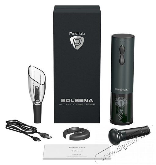 Prestigio BOLSENA elektromos bornyit&oacute; Konyhai term&eacute;kek - Konyhai eszk&ouml;z - Konzerv / &uuml;veg / bor nyit&oacute; - 525688