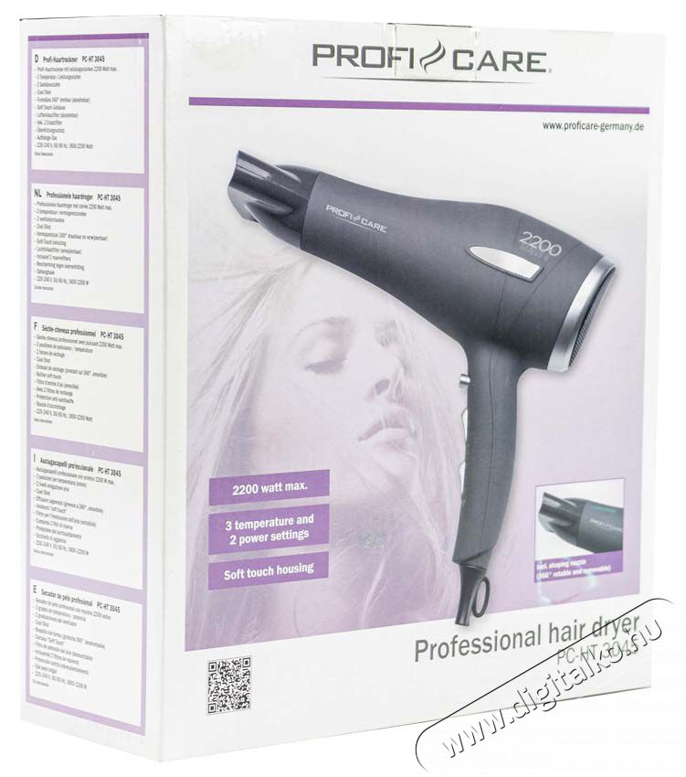 ProfiCare PC-HT 3045 Hajsz&aacute;r&iacute;t&oacute; - antracit Sz&eacute;ps&eacute;g&aacute;pol&aacute;s / Eg&eacute;szs&eacute;g - Haj&aacute;pol&aacute;s - Hajsz&aacute;r&iacute;t&oacute; - 359624