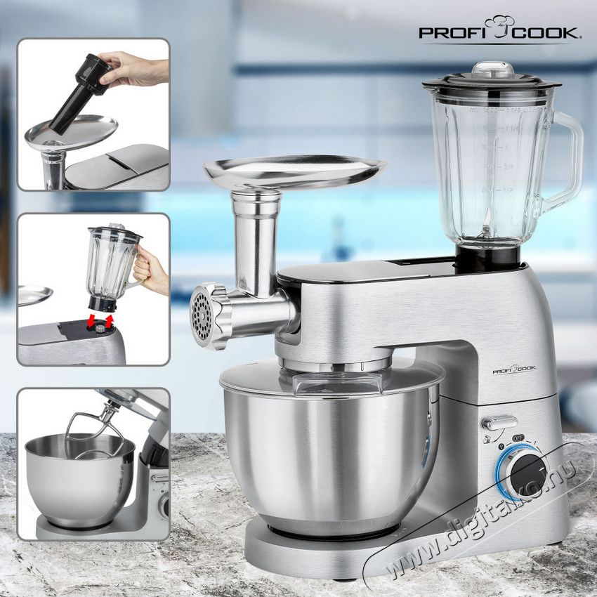 Proficook PC-KM 1189 Konyhai robotg&eacute;p Konyhai term&eacute;kek - Konyhai kisg&eacute;p (elők&eacute;sz&iacute;t&eacute;s / feldolgoz&aacute;s) - Konyhai robotg&eacute;p - 359617