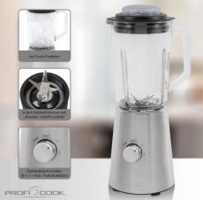 Proficook PC-UM 1213 turmixg&eacute;p - inox Konyhai term&eacute;kek - Konyhai kisg&eacute;p (elők&eacute;sz&iacute;t&eacute;s / feldolgoz&aacute;s) - Turmixg&eacute;p - 364169