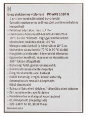 Proficook PC-WKS 1020G v&iacute;zforral&oacute; &eacute;s teafőző Konyhai term&eacute;kek - V&iacute;zforral&oacute; / teafőző - 353498