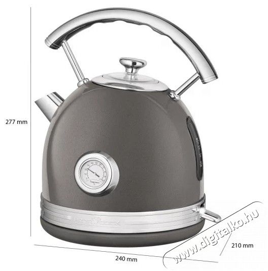 Proficook PC-WKS 1192 v&iacute;zforral&oacute; - anthrazit Konyhai term&eacute;kek - V&iacute;zforral&oacute; / teafőző - 363831