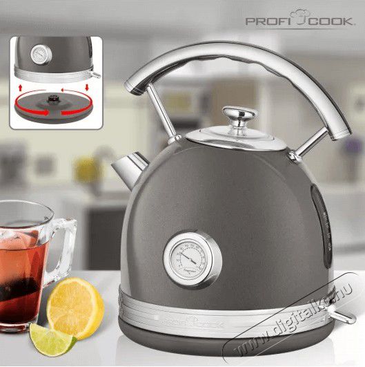 Proficook PC-WKS 1192 v&iacute;zforral&oacute; - anthrazit Konyhai term&eacute;kek - V&iacute;zforral&oacute; / teafőző - 363831