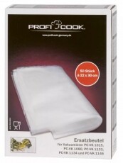 Proficook Vákuum kicsi 22x30cm vákuum tasak - 50db Konyhai termékek - Fóliahegesztő - Vákumfólia - 364171