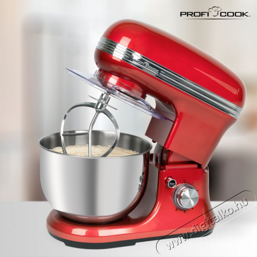 Proficook PC-KM 1197 Konyhai robotg&eacute;p - piros Konyhai term&eacute;kek - Konyhai kisg&eacute;p (elők&eacute;sz&iacute;t&eacute;s / feldolgoz&aacute;s) - Konyhai robotg&eacute;p - 372448