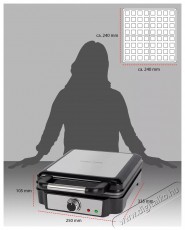 Proficook PC-WA 1241 inox gofris&uuml;tő Konyhai term&eacute;kek - Konyhai kisg&eacute;p (s&uuml;t&eacute;s / főz&eacute;s / hűt&eacute;s / &eacute;telk&eacute;sz&iacute;t&eacute;s) - Melegszendvics / gofri s&uuml;tő - 410273