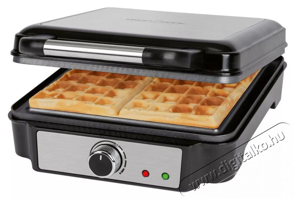 Proficook PC-WA 1241 inox gofris&uuml;tő Konyhai term&eacute;kek - Konyhai kisg&eacute;p (s&uuml;t&eacute;s / főz&eacute;s / hűt&eacute;s / &eacute;telk&eacute;sz&iacute;t&eacute;s) - Melegszendvics / gofri s&uuml;tő - 410273