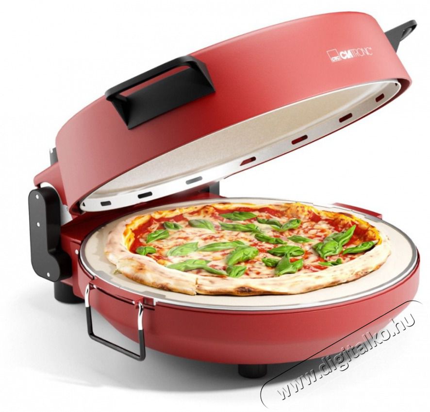 Clatronic PM 3787 rot 1.200W pizzas&uuml;tő Konyhai term&eacute;kek - Konyhai kisg&eacute;p (s&uuml;t&eacute;s / főz&eacute;s / hűt&eacute;s / &eacute;telk&eacute;sz&iacute;t&eacute;s) - Konyhai k&uuml;l&ouml;nlegess&eacute;g - 513294