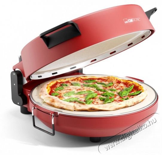 Clatronic PM 3787 rot 1.200W pizzas&uuml;tő Konyhai term&eacute;kek - Konyhai kisg&eacute;p (s&uuml;t&eacute;s / főz&eacute;s / hűt&eacute;s / &eacute;telk&eacute;sz&iacute;t&eacute;s) - Konyhai k&uuml;l&ouml;nlegess&eacute;g - 513294