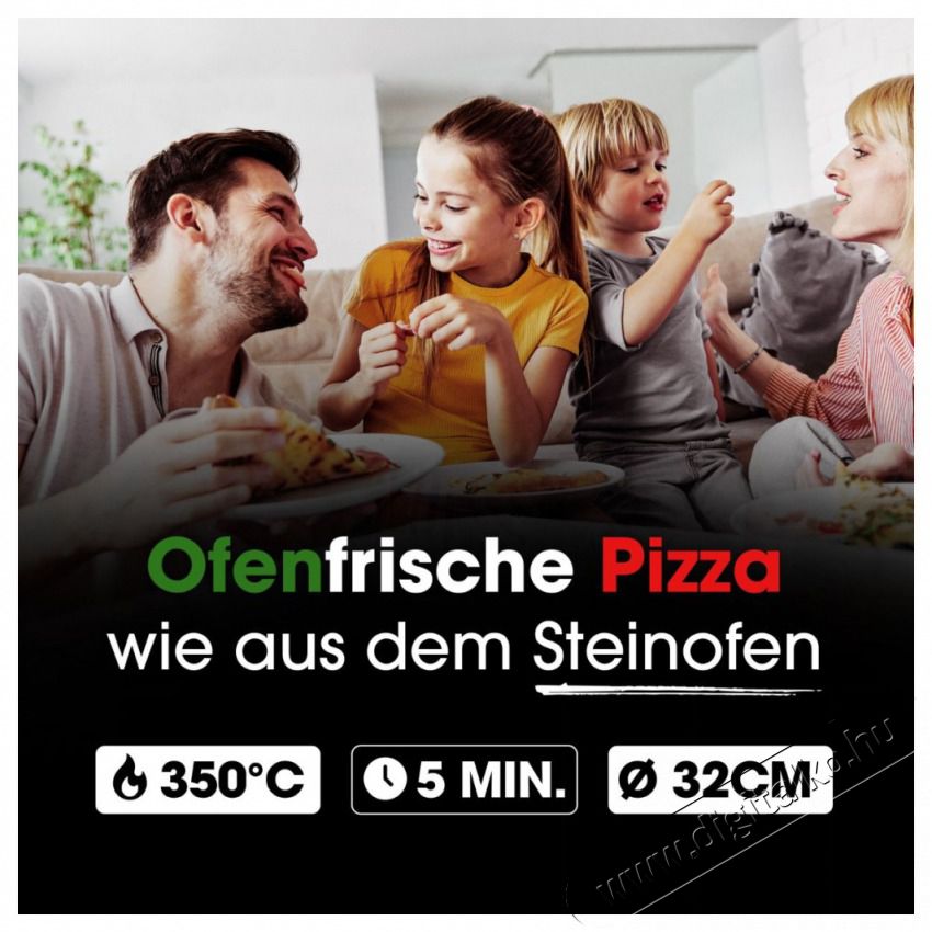 Clatronic PM 3787 rot 1.200W pizzas&uuml;tő Konyhai term&eacute;kek - Konyhai kisg&eacute;p (s&uuml;t&eacute;s / főz&eacute;s / hűt&eacute;s / &eacute;telk&eacute;sz&iacute;t&eacute;s) - Konyhai k&uuml;l&ouml;nlegess&eacute;g - 513294