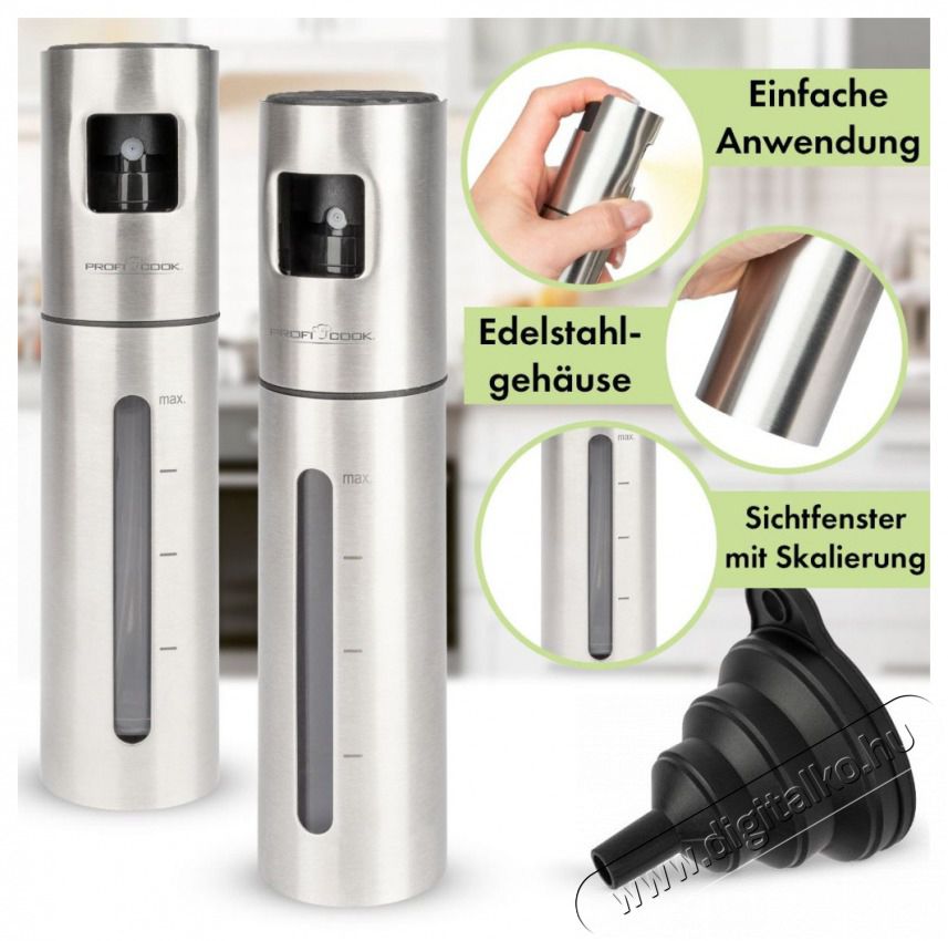 Proficook PC-EOS 1270 inox Ecet- &eacute;s olajsz&oacute;r&oacute; k&eacute;szlet Konyhai term&eacute;kek - Konyhai eszk&ouml;z - Egy&eacute;b konyhai eszk&ouml;z - 513298