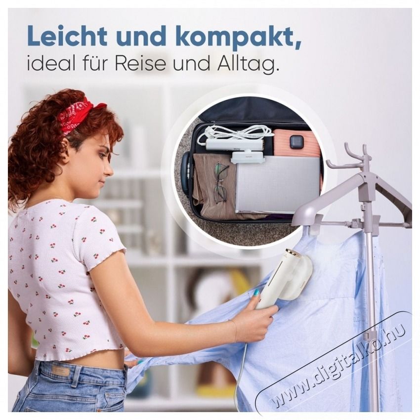 ProfiCare PC-DG 3124 feh&eacute;r-r&oacute;zsasz&iacute;n Gőz&ouml;lő H&aacute;ztart&aacute;s / Otthon / K&uuml;lt&eacute;r - Vasal&oacute; - Vasal&oacute; - 531153