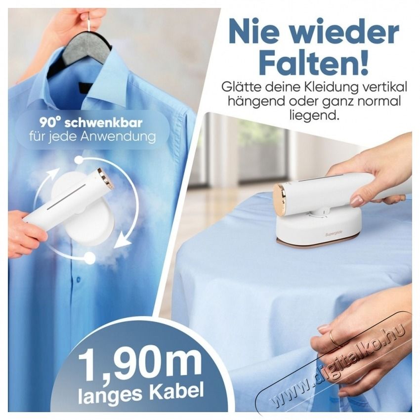 ProfiCare PC-DG 3124 feh&eacute;r-r&oacute;zsasz&iacute;n Gőz&ouml;lő H&aacute;ztart&aacute;s / Otthon / K&uuml;lt&eacute;r - Vasal&oacute; - Vasal&oacute; - 531153