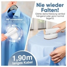 ProfiCare PC-DG 3124 feh&eacute;r-r&oacute;zsasz&iacute;n Gőz&ouml;lő H&aacute;ztart&aacute;s / Otthon / K&uuml;lt&eacute;r - Vasal&oacute; - Vasal&oacute; - 531153