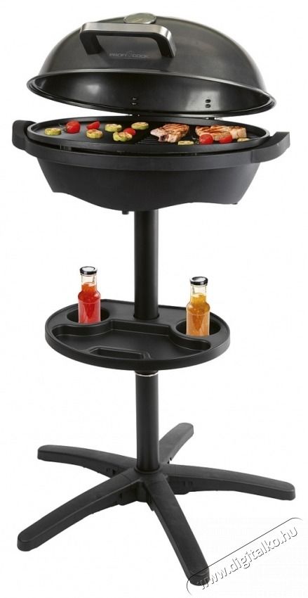 Proficook PC-BQS 1303 fekete Barbeque &aacute;ll&oacute;grill H&aacute;ztart&aacute;s / Otthon / K&uuml;lt&eacute;r - K&uuml;lt&eacute;r / kerti term&eacute;k / grill - Kerti grill - 531154