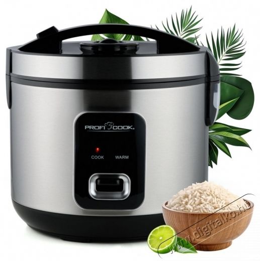 Proficook PC-RK 1285 rizsfőző rozsdamentes ac&eacute;l Konyhai term&eacute;kek - Konyhai kisg&eacute;p (s&uuml;t&eacute;s / főz&eacute;s / hűt&eacute;s / &eacute;telk&eacute;sz&iacute;t&eacute;s) - Rizsfőző - 531152