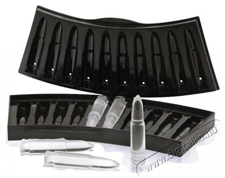 Pronett XJ5380 T&ouml;lt&eacute;ny alak&uacute; j&eacute;gkocka forma, fekete, 10 db-os Konyhai term&eacute;kek - Egy&eacute;b / Konyhai kieg&eacute;sz&iacute;tő - 529904