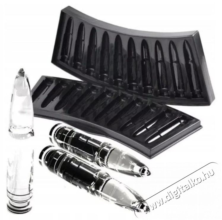 Pronett XJ5380 T&ouml;lt&eacute;ny alak&uacute; j&eacute;gkocka forma, fekete, 10 db-os Konyhai term&eacute;kek - Egy&eacute;b / Konyhai kieg&eacute;sz&iacute;tő - 529904