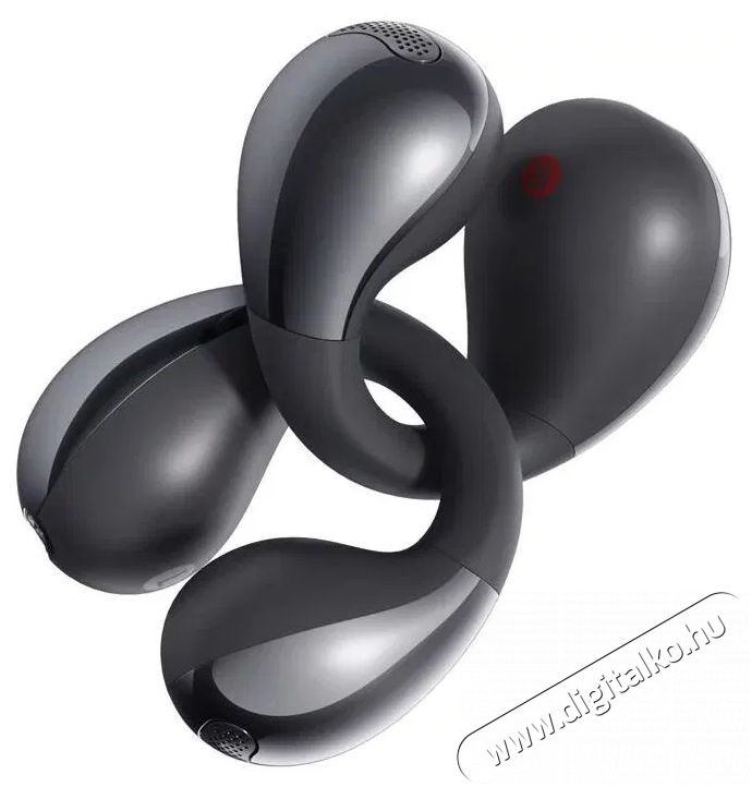 QCY QT33 AilyBuds Clear Black Audio-Video / Hifi / Multim&eacute;dia - F&uuml;l &eacute;s Fejhallgat&oacute;k - F&uuml;lhallgat&oacute; mikrofonnal / headset - 510185