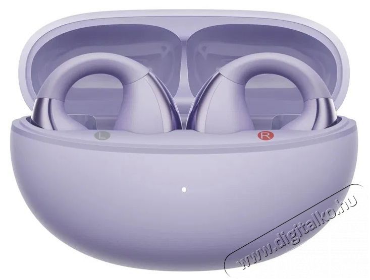 QCY QT33 AilyBuds Clear Purple Audio-Video / Hifi / Multim&eacute;dia - F&uuml;l &eacute;s Fejhallgat&oacute;k - F&uuml;lhallgat&oacute; mikrofonnal / headset - 510184
