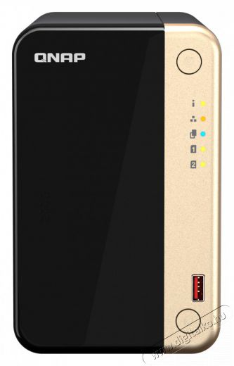 QNAP NAS 2 fi&oacute;kos Celeron N5095 4x2,9GHz, 8GB RAM, 2x2500Mbps, HDMI 2.1, 2xM.2 2280 Slot, 2xUSB3.2Gen2 - TS-264-8G Iroda &eacute;s sz&aacute;m&iacute;t&aacute;stechnika - Asztali sz&aacute;m&iacute;t&oacute;g&eacute;p - 501192