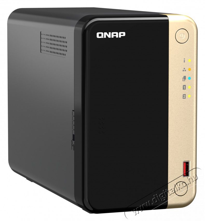 QNAP NAS 2 fi&oacute;kos Celeron N5095 4x2,9GHz, 8GB RAM, 2x2500Mbps, HDMI 2.1, 2xM.2 2280 Slot, 2xUSB3.2Gen2 - TS-264-8G Iroda &eacute;s sz&aacute;m&iacute;t&aacute;stechnika - Asztali sz&aacute;m&iacute;t&oacute;g&eacute;p - 501192