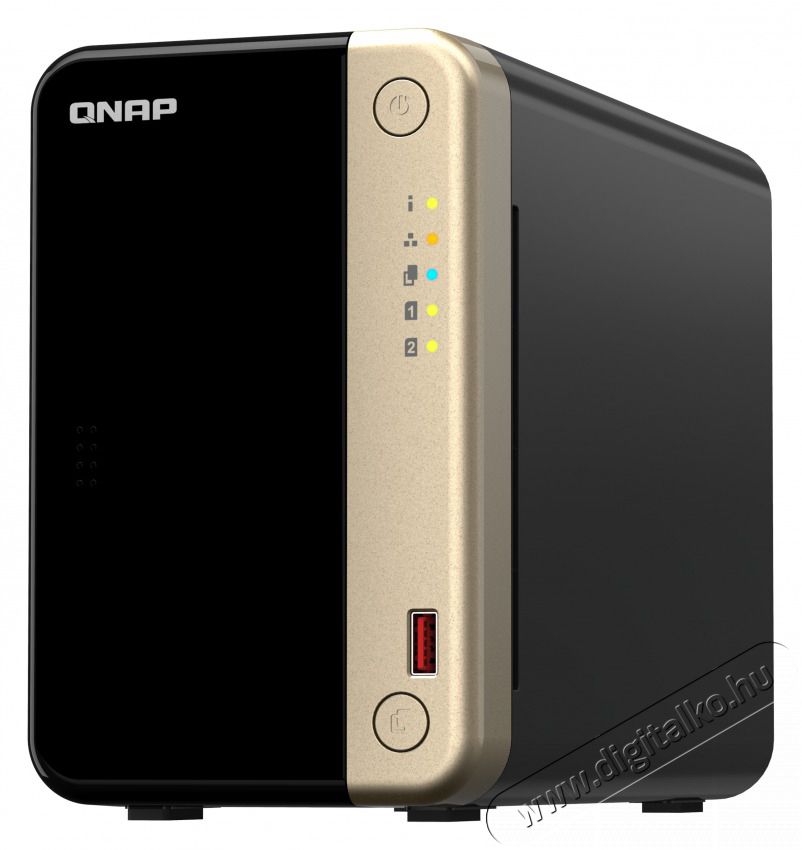 QNAP NAS 2 fi&oacute;kos Celeron N5095 4x2,9GHz, 8GB RAM, 2x2500Mbps, HDMI 2.1, 2xM.2 2280 Slot, 2xUSB3.2Gen2 - TS-264-8G Iroda &eacute;s sz&aacute;m&iacute;t&aacute;stechnika - Asztali sz&aacute;m&iacute;t&oacute;g&eacute;p - 501192