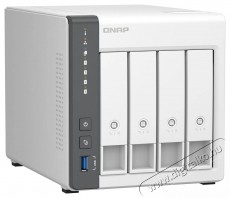 QNAP TS-433-4G NAS Iroda &eacute;s sz&aacute;m&iacute;t&aacute;stechnika - Adatt&aacute;rol&oacute; / merevlemez - Kieg&eacute;sz&iacute;tő - 532678