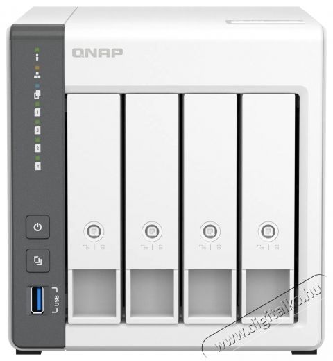 QNAP TS-433-4G NAS Iroda &eacute;s sz&aacute;m&iacute;t&aacute;stechnika - Adatt&aacute;rol&oacute; / merevlemez - Kieg&eacute;sz&iacute;tő - 532678