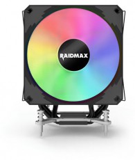Raidmax AC1204KPB ARGB 120mm fekete processzor hűtő Iroda &eacute;s sz&aacute;m&iacute;t&aacute;stechnika - Sz&aacute;m&iacute;t&oacute;g&eacute;p tartoz&eacute;k - Ventil&aacute;tor - 507387