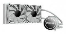Raidmax INFINITA LS240 240mm ARGB feh&eacute;r v&iacute;zhűt&eacute;ses processzor hűtő Iroda &eacute;s sz&aacute;m&iacute;t&aacute;stechnika - Sz&aacute;m&iacute;t&oacute;g&eacute;p tartoz&eacute;k - Ventil&aacute;tor - 507384