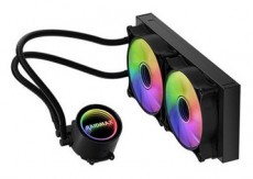 Raidmax INFINITA LS240 240mm ARGB fekete v&iacute;zhűt&eacute;ses processzor hűtő Iroda &eacute;s sz&aacute;m&iacute;t&aacute;stechnika - Sz&aacute;m&iacute;t&oacute;g&eacute;p tartoz&eacute;k - Ventil&aacute;tor - 507383